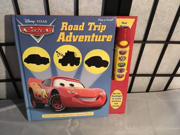 Photo Disney Pop Up Book CARs Flashlight Sound Book Road Trip Adventure $10