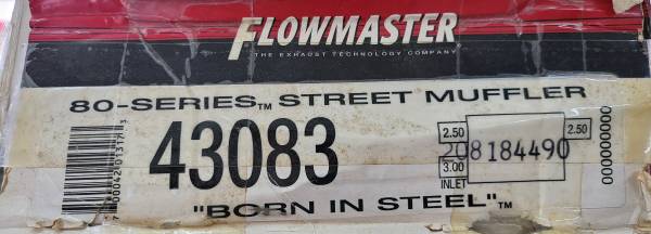 Photo Flowmaster 43083 Exhaust Muffler New in Box $80