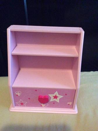 Girls Pink Heart and Stars Jewelry Box $10