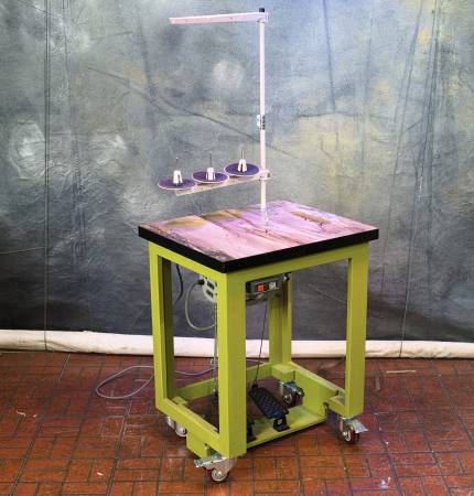 Photo Industrial Sewing Machine Portable Table $150
