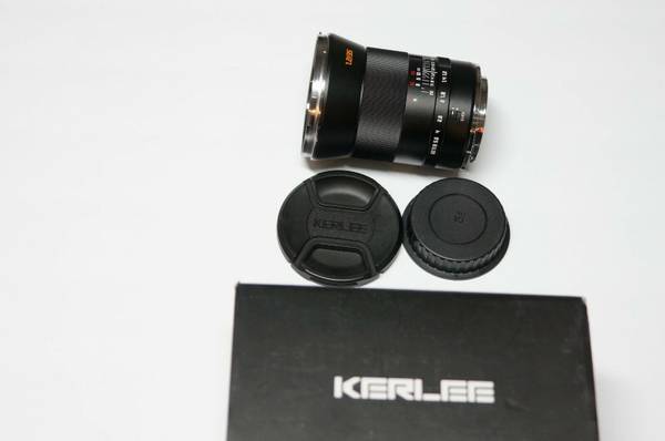 Photo Kerlee 35mm f1.2 manual focus lens Sony E and Canon EF mounts $410