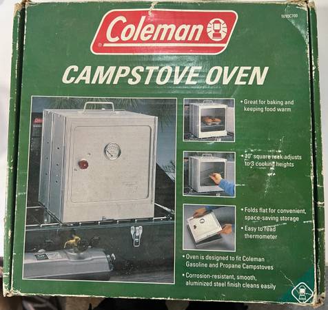 Photo New Coleman Cstove Oven $45