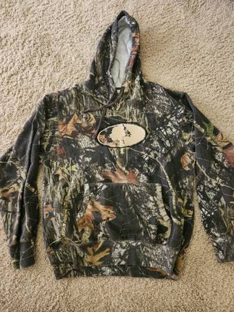 Photo New Russell Outdoors Mossy Oak Camo Hoodie Cabelas Hunting Cap $20