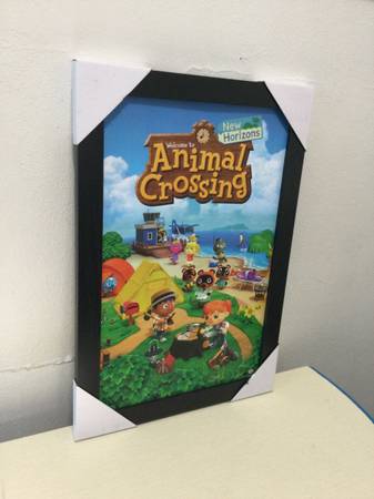 Photo Nintendo Animal Crossing New Horizons Wall Picture NES SNES N64 Wii U $20