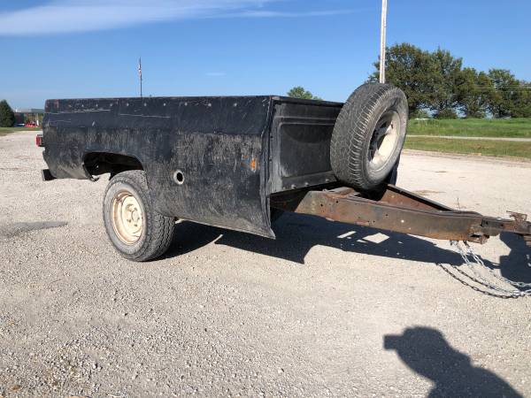 Photo Pickup Bed Trailer 8 Foot Long Bed $500