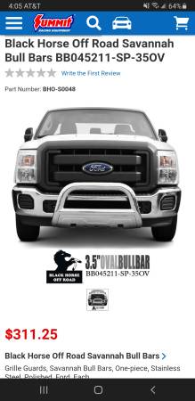 Photo 2011 to 2016 Ford Super Duty Off Road Bull Bar $250