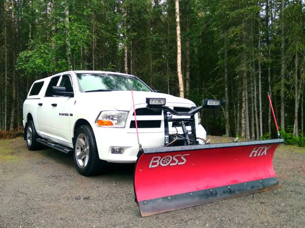 Photo 2012 Dodge Ram 1500 with Boss plow - $26,500 (Soldotna)