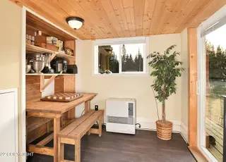 Photo Well built, cozy  clean studio cabin wvaulted ceilings  loft. New Q $1,078