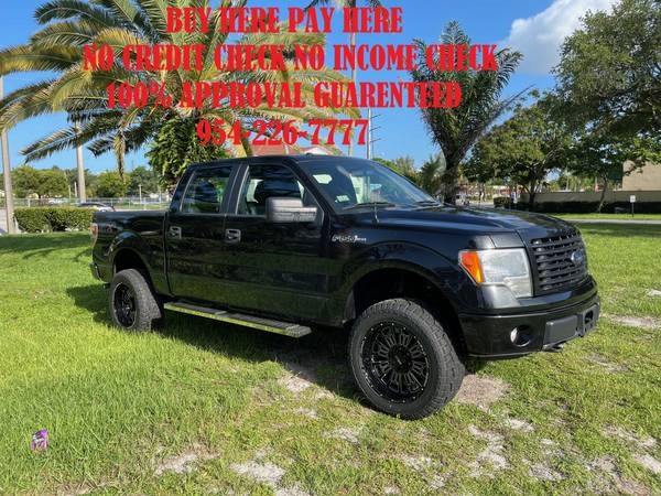 Photo 2014 FORD F150 STX SPORT 4X4 CREW CAB BLACK ON BLACK - $24,990 (Fort Lauderdale)