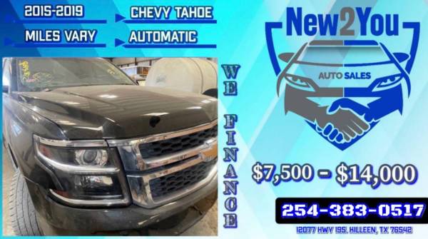 2015 Chevy Tahoe Police $7,500