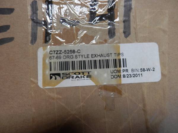 Photo 1967-1969 Mustang - Exhaust - Quad Tips $95