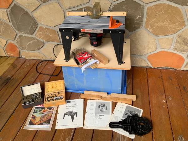 Photo Craftsman Router  Table $120