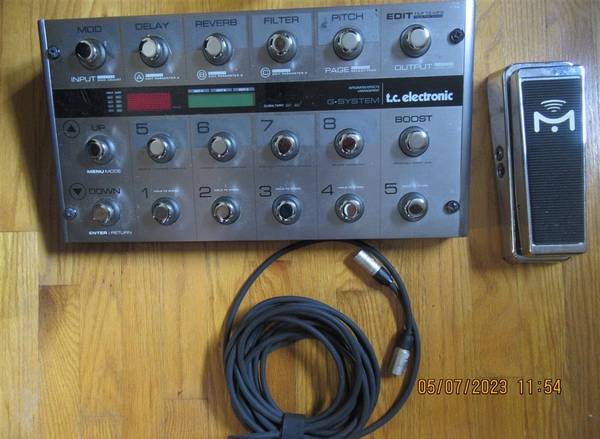 Photo G-System controller, Wah, vol, effect pedal. TC Electronic $125