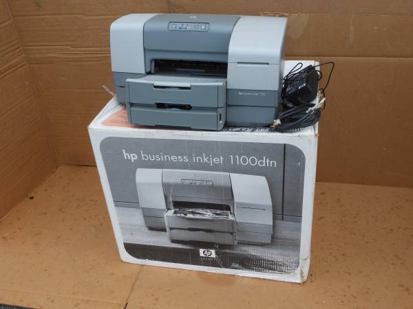 Photo HP Business Inkjet 1100 DTIV Printer $250