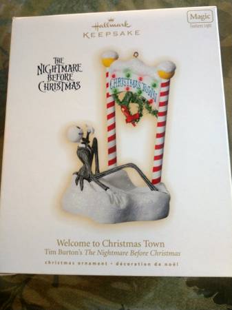 Photo Hallmark Keepsake Ornament Nightmare Before Christmas $40
