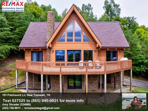 Log Home in the Mountains with Norris Lake Access $599,900