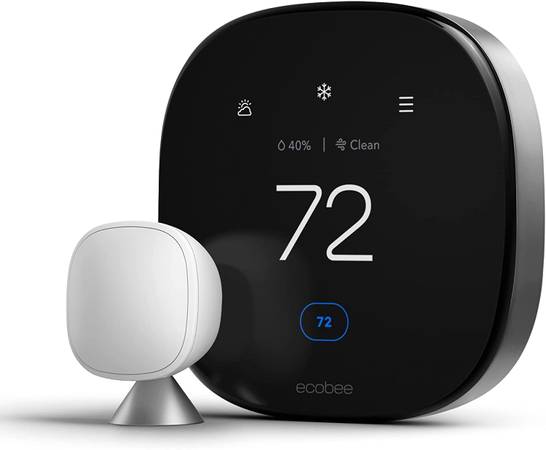 Photo NEW 2023 ecobee Smart Thermostat Premium Siri Alexa and Built in Air $199