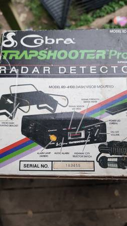 Photo radar detector easy plug in $40
