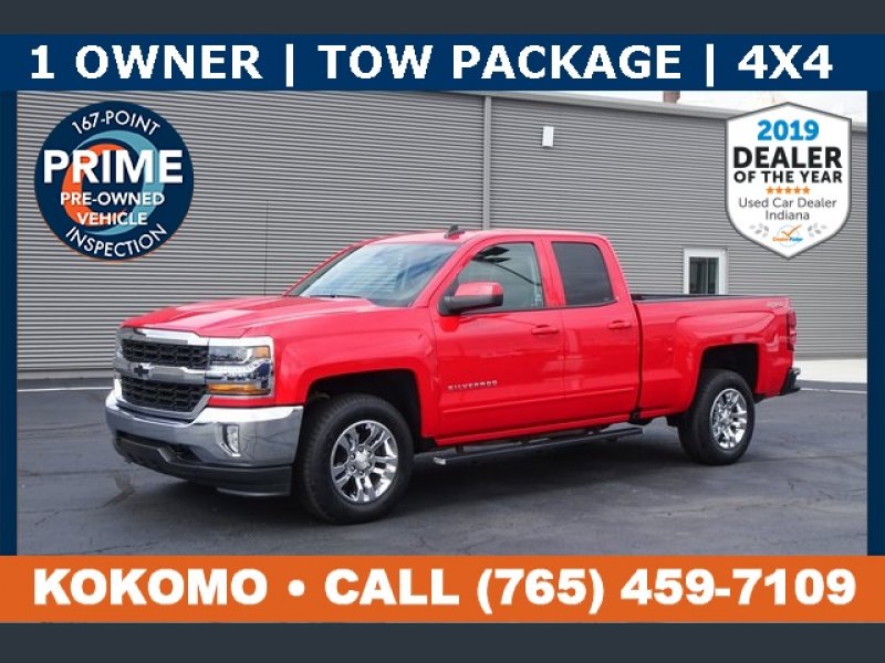 Used 2016 Chevrolet Silverado 1500 4x4 Double Cab LT for sale Cars & Trucks For Sale Kokomo