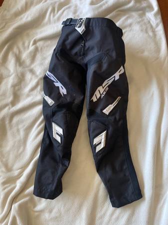 Photo MSR Axis youth size 24 (childrens size 67) dirt bike pants EUC $25