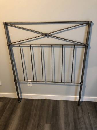 Photo Twin Headboard, Mirror, and Nightstand From Pier One Imports $100