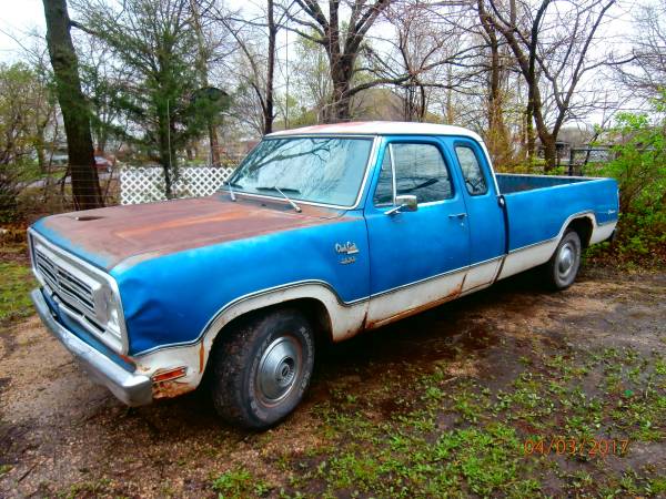 1973 Dodge D100 Adventurer Club Cab - $1500 (Manhattan) | Cars & Trucks ...