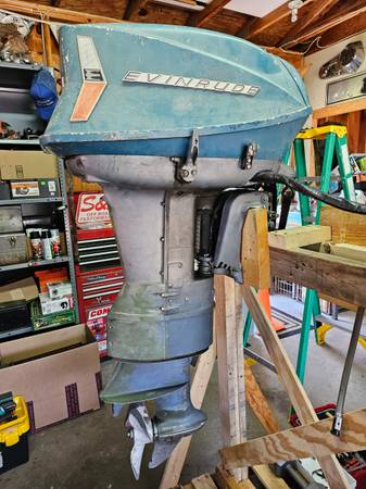 Photo 1963 Evinrude 40 HP Outboard $500