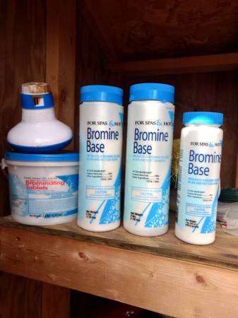 Bromine (10 lbs) for hot tub $80