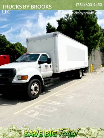Photo 2013 Ford F750 26ft box truck with liftgate - 754 600 9450 - $39,900 (Pompano Beach, FL)