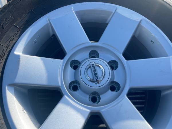 Photo 4. takeoff Nissan Titan Armada wheels and tires 18 $750