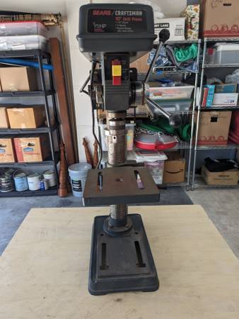 Photo Craftsman drill press $75