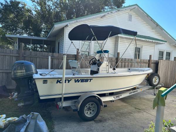 Key West boat with Bimini $13,000