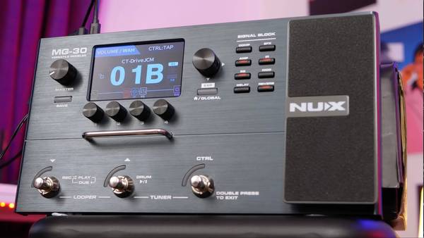 Photo NUX-mg 30  effects modeling pedal $250