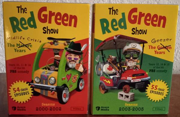 The Red Green Show DVD Seasons 2000 to 2005 - 2 Box Sets $20
