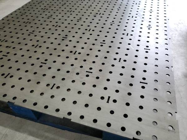 Photo 50x50 Welding Fabrication table kit 14 thick 58 holes $1,050
