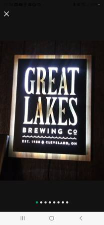 Brand New in Box GREAT LAKES BREWING Co. Led Sign $125