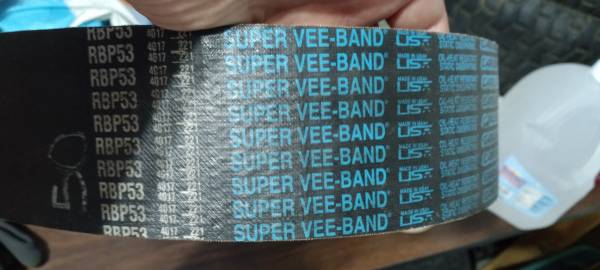 Photo Carlisle RBP53 Super Vee Band $80