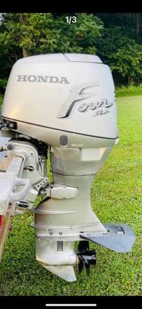 Photo FOUR STROKE HONDA 50HP REMOTE OUTBOARD CLEAN AND RUNS GREAT- $2,950