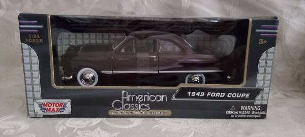 Photo Motor Max 124 American Classics 1949 Ford Coupe Diecast Car $30
