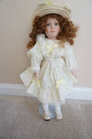 Photo Redhead Porcelain Doll $2