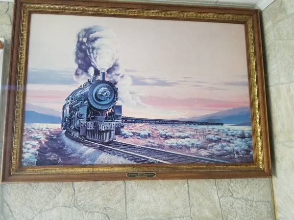 Photo Train picture. Steam Engine train $20