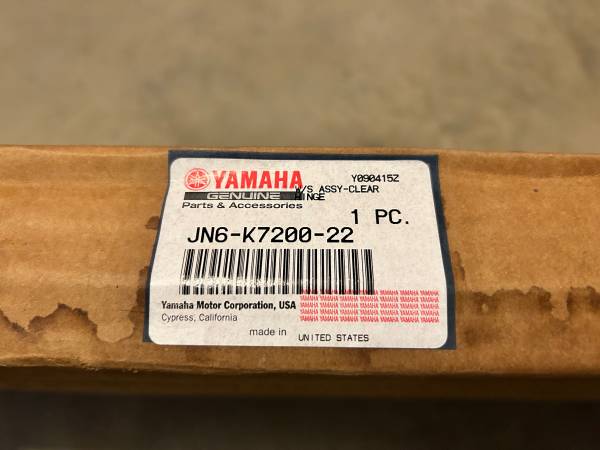 Yamaha golf card windshield $90