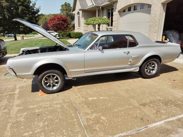 Photo 1967 Mercury Cougar disassembled  Eleanor clone project $16,000