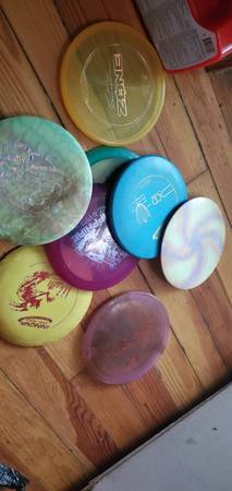 Photo I have 8 used disc golf discs for sale (price neg.) $80