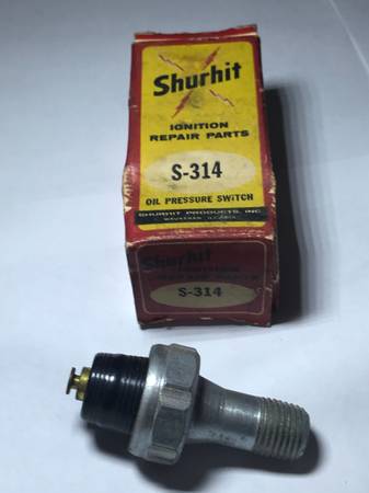 Photo Vintage Shurhit Ford 1954-1966 Oil Presure Switch $5