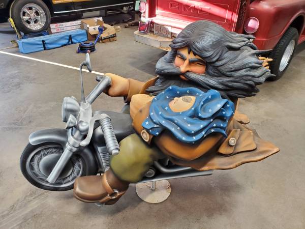 Photo Hagrid and Baby Harry Potter on motorcycle. 5 Feet long. $850