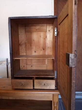 Photo Old Wooden Cupboard $20