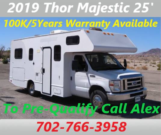 Photo 2019 Thor Majestic 25ft - Pre-Refurbished -Leather Interior-WE FINANCE $30,850