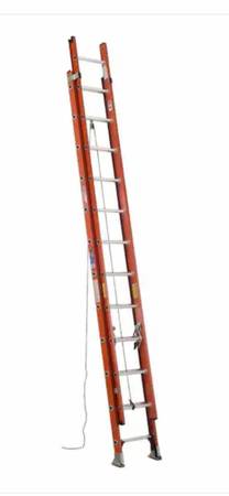 Photo 24 Foot Werner Fiberglass Extension Ladder $275