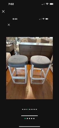 25 bar Stool Upholstered Gray 25 X 15 Set Of 2 With Upholstered Sea $75
